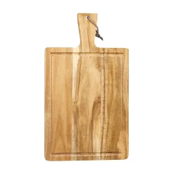 Acacia Wood Cutting Board with Handle