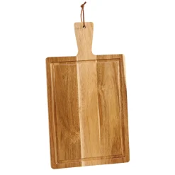 Acacia Wood Cutting Board with Handle