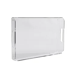 Acrylic Handled Tray - 16.5" x 10.5"