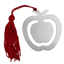 Apple Shaped Bookmark & Tassel