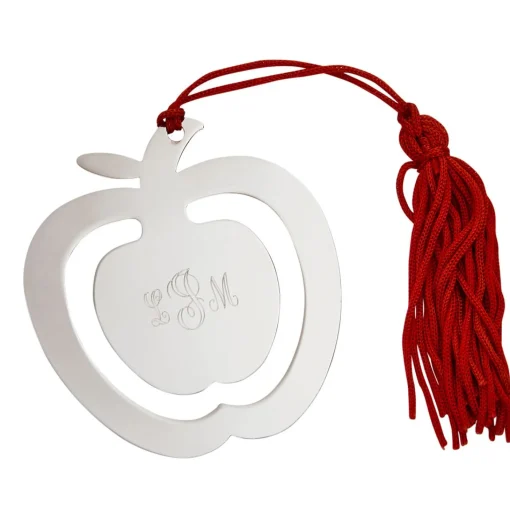 Apple Shaped Bookmark & Tassel