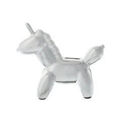 Balloon Unicorn Bank Silver