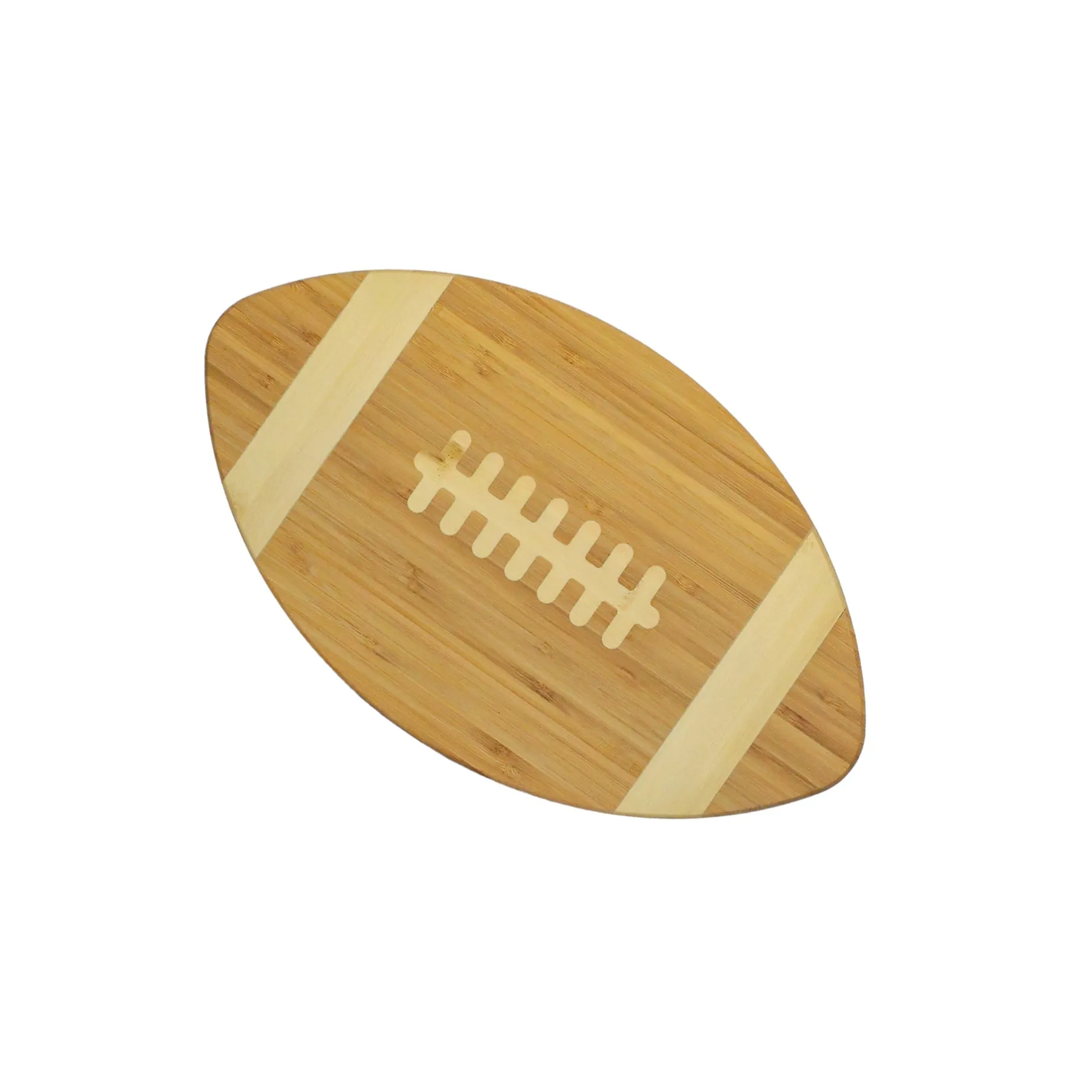 Bamboo Football Cutting Board - 15" x 8.5"