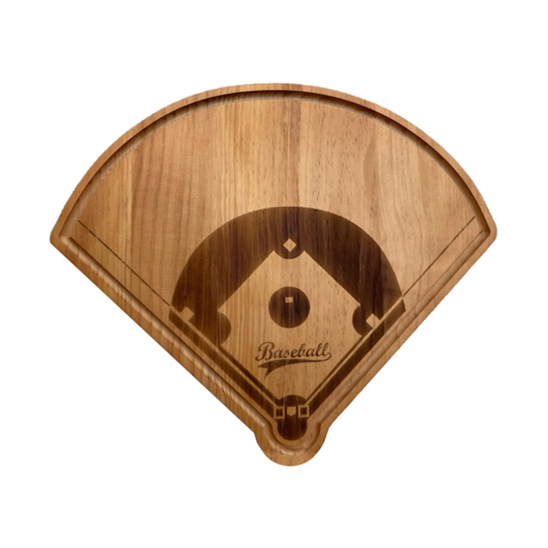 Baseball Diamond Wood Board - 15" x 18"