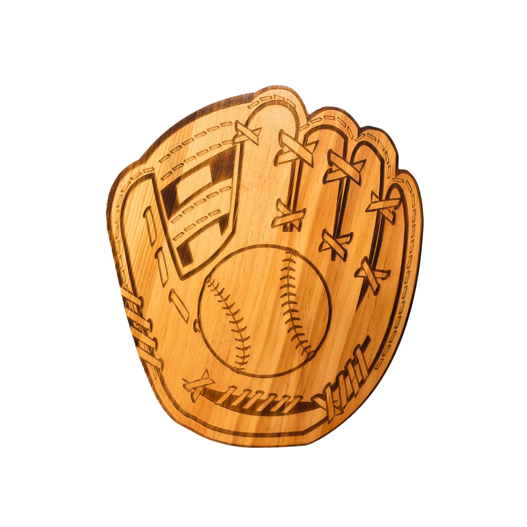 Baseball Glove Wood Board - 12" x 13.75"