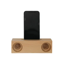 Beechwood Amplifier/Phone Holder, 6.75" X 2"