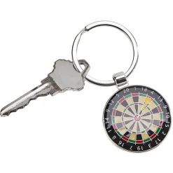 Dart Board Keychain, 3"