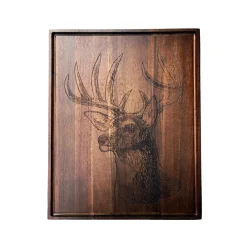 Deer Hunting Wood Board - 14" x 18"