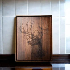 Deer Hunting Wood Board - 14" x 18"