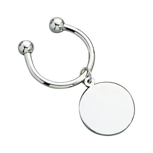 Disc Shaped Keychain