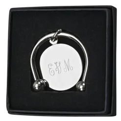 Disc Shaped Keychain
