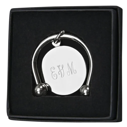 Disc Shaped Keychain
