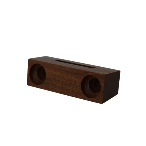 Ebony Wood Amplifier/Phone Holder, 6.75" X 2"