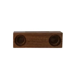 Ebony Wood Amplifier/Phone Holder, 6.75" X 2"