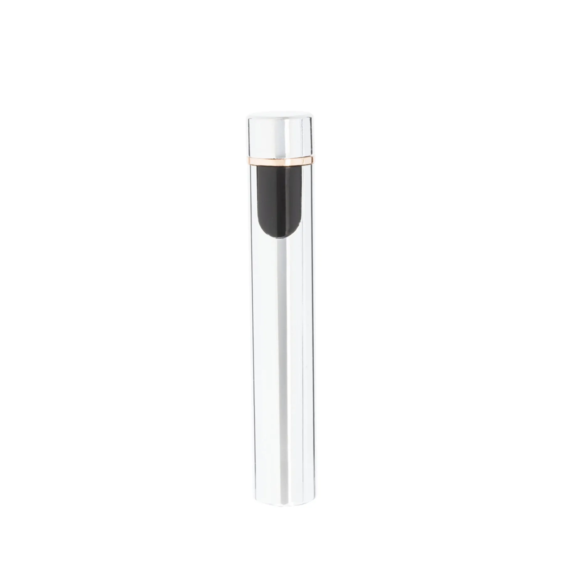 Flameless Cylinder Lighter Silver 3.25"