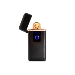 Flameless Slim Flip Top Lighter Matte Black