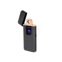 Flameless Slim Flip Top Lighter Matte Black