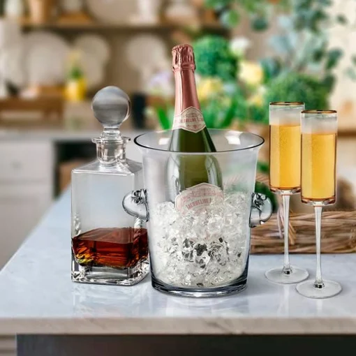 Glass Ice Bucket & Wine/Champagne Chiller