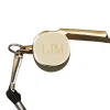 Gold-plated Coach's Whistle with Lanyard