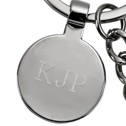 Hammer Keychain with Engraving Tag, 4.25"
