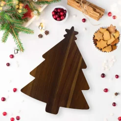 Holiday Tree Acacia Wood Board - 12.75" x 16"