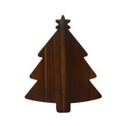 Holiday Tree Acacia Wood Board - 12.75" x 16"
