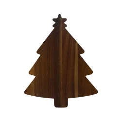 Holiday Tree Acacia Wood Board - 12.75" x 16"
