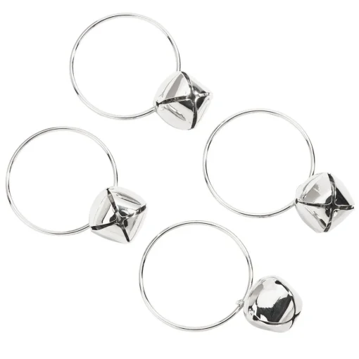 Jingle Bell Napkin Rings, Set Of 4, Np