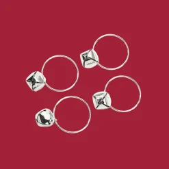 Jingle Bell Napkin Rings, Set Of 4, Np