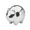 Large Piggy Bank With Polished Finish