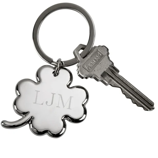 4 Leaf Clover Keychain, 3"