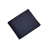 Leatherette Bill Fold, Navy 4.5" X 3.75"