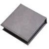 Leatherette Box Grey 1.5" X 4.75" Sq