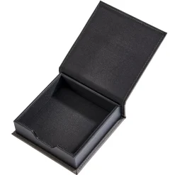 Leatherette Box Grey 1.5" X 4.75" Sq