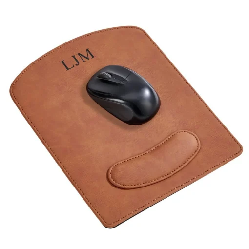 Leatherette Mouse Pad Caramel 9.75" X 8"