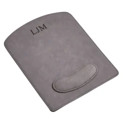 Leatherette Mouse Pad Grey 9.75" X 8"