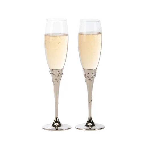 Love Toasting Champagne Flutes Set