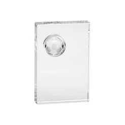 Med Optic Rect Soccer Trophy 6.5x4.25