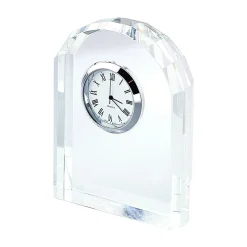 Optic Crystal Arched Clock
