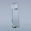 Optic Crystal Golf Ball Obelisk, 8.75"