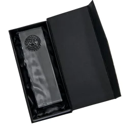 Optic Crystal Golf Ball Obelisk, 7.75"