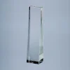 Optic Crystal Obelisk, 8.75"