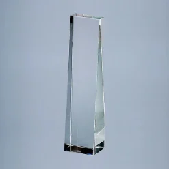 Optic Crystal Obelisk, 8.75"