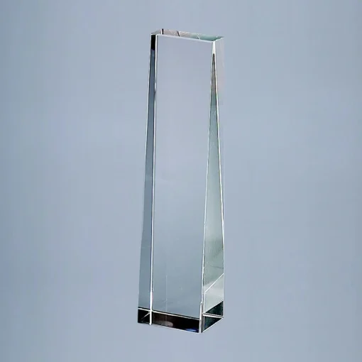 Optic Crystal Obelisk, 8.75"