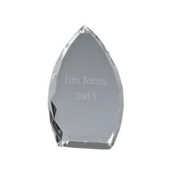Optic Crystal Trophy Point, 5" Ht
