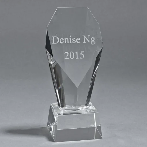 Optic Fountain Trophy, 8.25" Ht