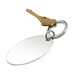 Oval Shaped Keychain