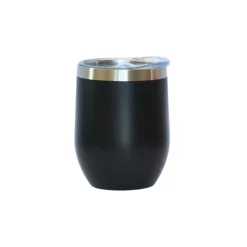 12 Oz Stemless Wine Tumbler - Black