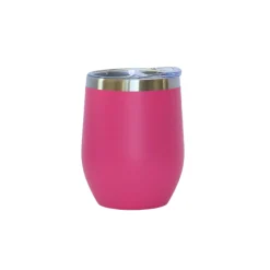 12 Oz Stemless Wine Tumbler - Hot Pink