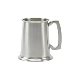 Pewter Tankard with Satin Matte Finish